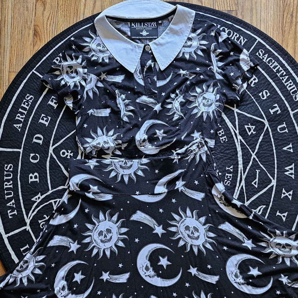 Killstar Sun Moon Crop Top Set